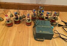 1991 Mr Christmas Santa's Marching Band 8 Figures Bells Works  picture