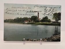 Vintage 1907 Pumping Station NORWOOD Massachusetts Postcard W/ 1-cent Stamp picture