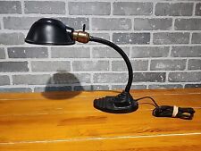 Vintage Old Eagle Cast-Iron Base Gooseneck Desk Lamp Needs A New Cord, Great picture