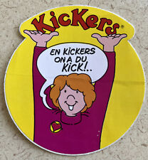 1970s Kickers Iconic French Shoe Brand Sticker Vintage Limited Edition picture