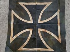 WWI German Painted Plane Linen Iron Cross Battlefield Bringback Relic EXEPTIONAL picture
