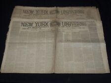 1854 NEW YORK UNIVERSE NEWSPAPERS LOT OF 2 - A. J. WILLIAMSON - NP 3879S picture