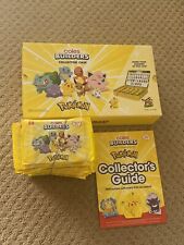 Coles Pokemon Builders Collector Case NEW + 34 Sealed Card Packs Free Postage picture