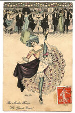 Xavier Sager .RARE CPA Au Moulin Rouge. Posted in 1910. picture