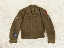 US Army Eisenhower Ike Jacket Wool 28th Infantry Division Keystone BEAUTIFUL picture