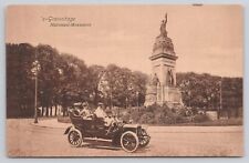 Netherlands Gravenhage National Monument Hague Antique Car Unposted Postcard picture