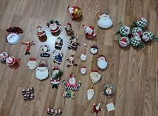 LOT Of 35+ Various SANTA CLAUSE Ornaments & Figurines Christmas Holidays  picture