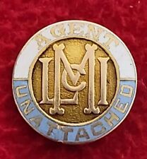 Antique LMI LIBERTY MUTUAL INSURANCE CO FREE AGENT UNATTACHED 10K Gold Lapel Pin picture