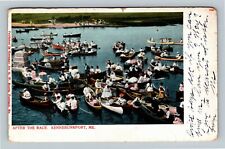 Kennebunkport ME-Maine, After the Race c1905 Vintage Postcard picture