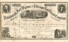 Pittsburgh, Fort Wayne and Chicago Railroad Co. - Stock Certificate - Railroad S picture