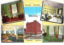 Billings Northern Hotel Collage Linen 1946 MT picture