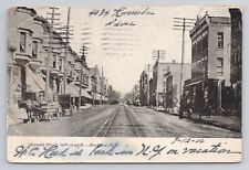 Seventh Street Looking Noth Rockford Illinois 1906 Antique Postcard picture