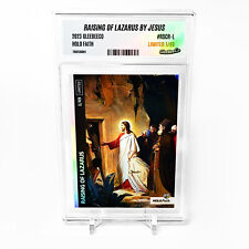RAISING OF LAZARUS BY JESUS Carl Bloch Card 2023 GleeBeeCo Holo #RSCR-L /49 picture