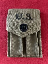 WW2 Dated 1942 US ARMY M1911 .45 Colt Magazine Ammo Pouch WWII picture