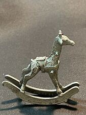 Spoontiques Pewter Rocking Giraffe Vintage Figurine 1982 PP554 picture
