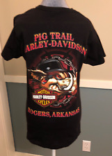 Genuine Harley-Davidson Biker Women’s Pig Trail Small Shirt - Rogers, Arkansas picture