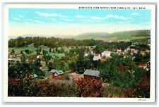 c1920 Bird's Eye View North From Ferncliff Exterior Lee Massachusetts Postcard picture