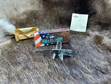Bear Model AB40 Mini Lockback Knife With Genuine Abalone Handles - Mint In Box A picture