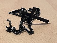 Black Cross Stainless Steel Pendant Knecklace picture