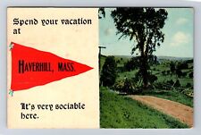 Haverhill MA-Massachusetts, Scenic Greetings, Antique Vintage c1914 Postcard picture