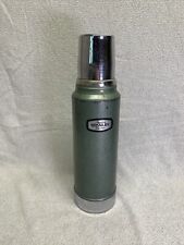 Vintage Aladdin Stanley Green Vacuum Bottle Thermos Made in USA A-944DH QT picture