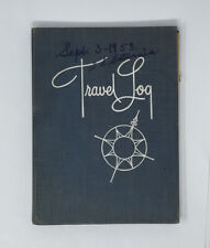 Vintage 1953 Travel Diary On S.S. Saturnia - NYC To Europe Cruise W. Coordinates picture
