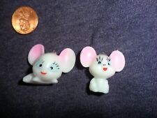 Vintage Plastic Minature Big Head Mice picture