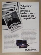 1979 Intel 8080 Microprocessor Intellec Development System vintage print Ad picture