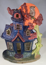 Vintage 1988 Ceramic Molds Haunted Halloween House Handmade See Photos picture