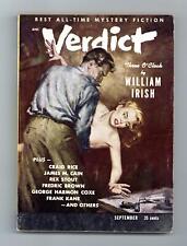 Verdict UK Edition Vol. 1 #4 VG- 3.5 1953 picture