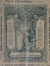 1899 VICTORIAN PRINCE'S THEATRE PROGRAMME , HISTORY , REPRODUCT SOUVENIR  , GIFT picture