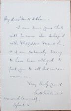 George Herbert Palmer 1914 ALS Autograph Handwritten, Harvard Scholar Author picture