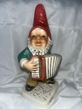 Peter Accordion Player Co Boy Gnome 1980 Goebel West Germany Figurine  17541 18 picture