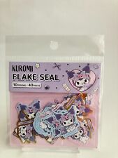 Sanrio KUROMI Flake Seal 10 Designs/40 Pieces JAPAN LIMITED - Stickers picture