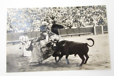 Vintage RPCC Madrid Spain Bull Fight Luck of Rods Postcard (E54) picture