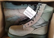 US Army Hot Weather Safety Combat Boots Thorogood size 5.5 UK sage green picture