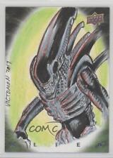2017 Upper Deck Alien Movie Sketch Cards 1/1 Victor Rodriguez Sketch 4et picture