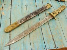 WWII CHINESE NATIONALIST MILITARY OFFICER DRESS DAGGER DIRK KNIFE VINTAGE KNIVES picture