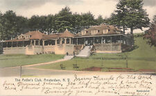VINTAGE AMSTERDAM NY NEW YORK ANTLER'S CLUB POSTCARD UDB 1907 011923 S picture