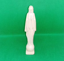 1970’s Praying Virgin Mary Blessed Mother Plastic Figurine Statue Vintage 4 3/4