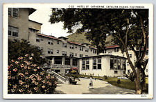 Catalina Island CA-California, Hotel St. Catherine, Vintage Antique Postcard picture