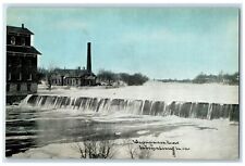 c1910's Wapsipinicon River Independence Iowa IA Waterfall Antique Postcard picture
