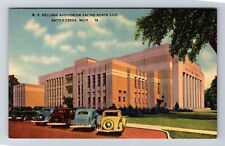Battle Creek MI-Michigan, North Side W.K Kellogg Auditorium, Vintage Postcard picture