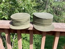 Korean War Era US Army Ridgeway Spring Up Cap Hat LOT OF 2 picture