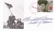 IWO JIMA Herschel Williams MOH Medal of Honor Flags of Our Fathers SIGNED 3x5 picture