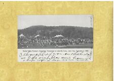 CT Lakeville 1909 rare postcard HARLAM VALLEYS FIREMANS TOURNAMENT CONN picture
