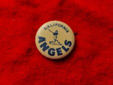 Vintage 1960's California Angels Baseball Pinback Pin SUPER RARE FIND picture