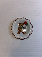 Vintage Reutter Germany small bear print dish plate nursery decor  picture