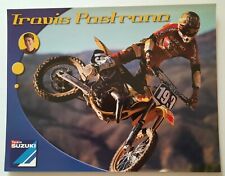 Vintage Poster Card 2000 Travis Pastrana Suzuki RM125 Motocross Supercross AMA picture