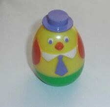 Adorable Vintage Easter Chick Egg Friction Toy With Hat and Tie Cute Hong Kong picture